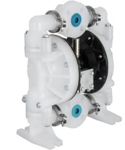 VEVOR Air-Operated Double Diaphragm Pump 25.4mm Inlet/Outlet, 113 L/min, Polypropylene, Max 7 bar, for Chemical & Industrial Use