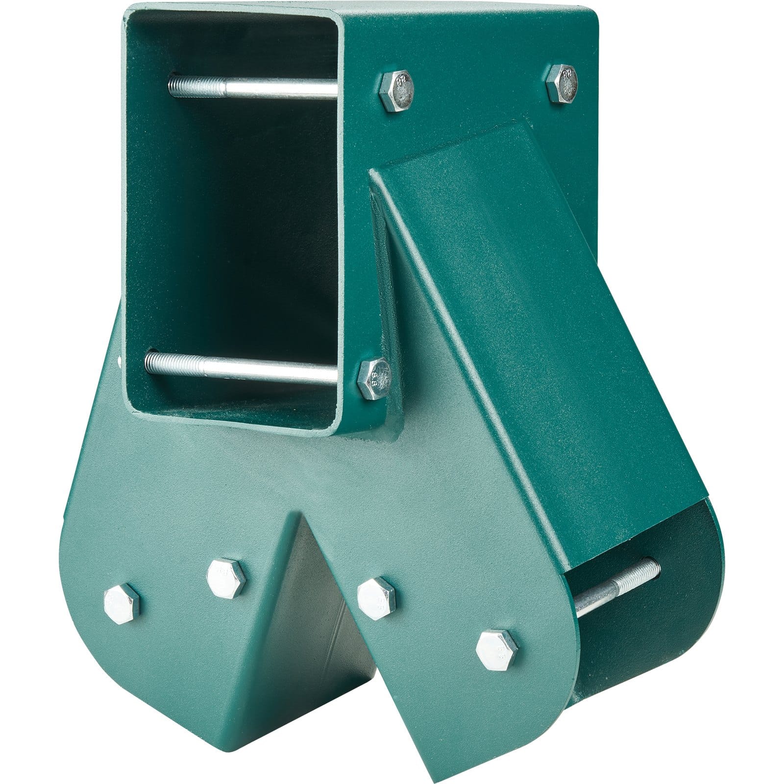 VEVOR A-Frame Swing Set Brackets Kit, Heavy-Duty Carbon Steel for 95x95mm Legs & 95x145mm Beam, Green, 2pcs – Paveikslėlis 9