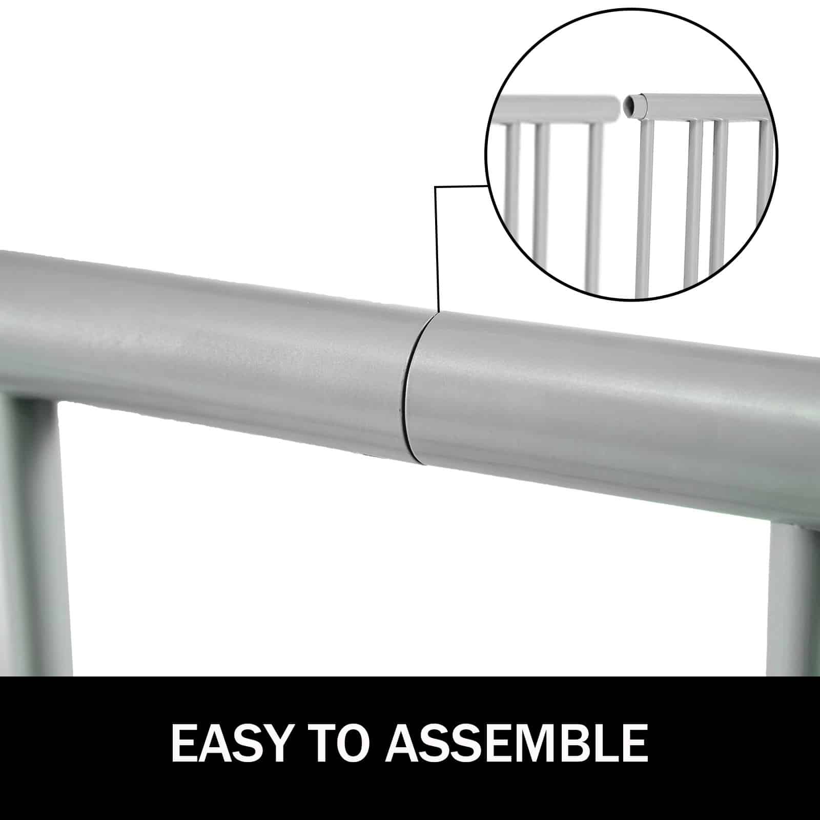 VEVOR 1.5m Steel Floor Bike Rack for 10 Bikes, Dual-Sided Stand for Garages, Streets, Yards, Events — изображение 6