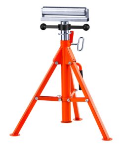 VEVOR Heavy Duty Roller Stand, 1134 kg Load, 700–1320 mm Height Adjustable, Foldable Steel Support for Pipes & Boards