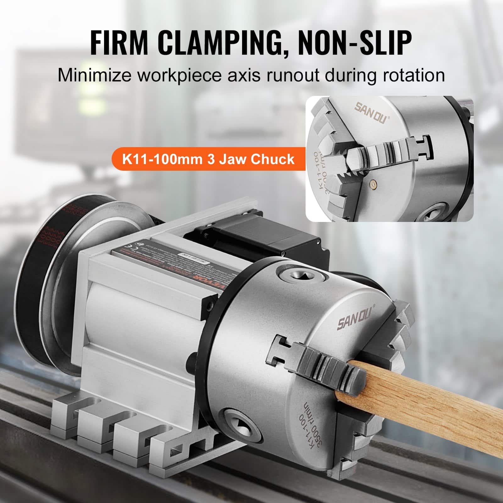 Ion Concentration Micro CNC Milling Machine 4th Axis Tailstock A Aixs Rotary Axis Tailstock MT2 Head Interchangeable - MT2-4 Ion Concentration Micro CNC Milling Machine 4th Axis Tailstock A Aixs Rotary Axis Tailstock MT2 Head Interchangeable - MT2-4