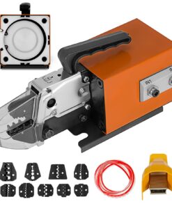 Пневматический обжимной инструмент VEVOR AM-10, воздушный кримпер для клемм до 16мм², 10 комплектов матриц