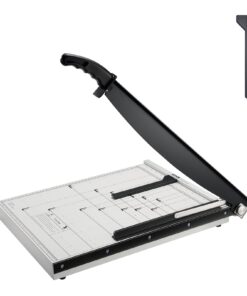 сверхпрочный резак для бумаги VEVOR Guillotine, длина реза 457 мм, емкость листа 20, с замком и защитой от лезвий для офиса и школы