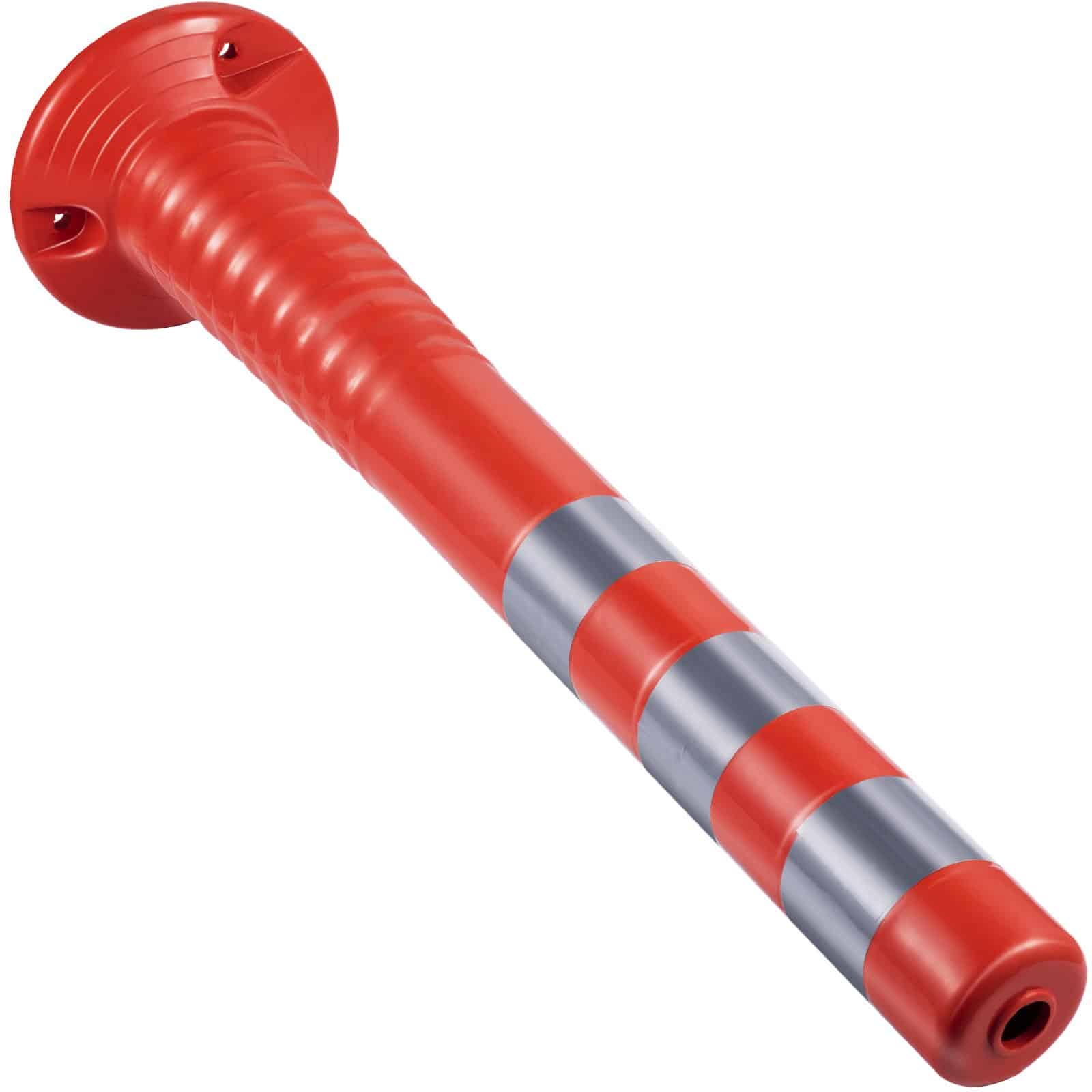 VEVOR 6PCS Flexible PU Traffic Delineator Posts with Reflective Bands, 76cm Safety Cones with Base for Parking & Road Safety – Paveikslėlis 10