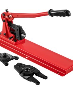 VEVOR 60см Настольный Обжимной Инструмент с Резаком и Головкой для Троса 1,5–5мм, Стальной, для Алюминиевых/Медных Гильз