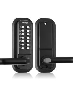 VEVOR Mechanical Keyless Door Lock with 14-Digit Keypad, Waterproof Zinc Alloy, Adjustable Handle, for Outdoor & Garden Gates