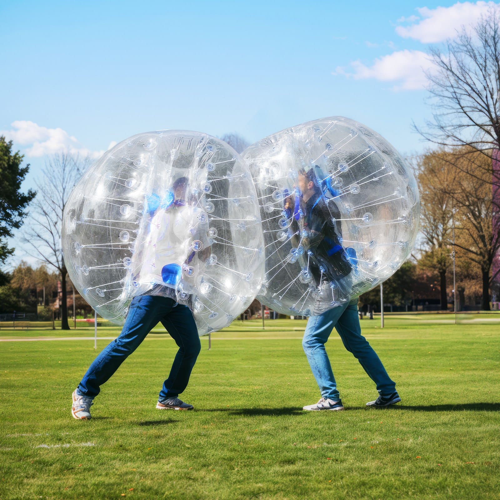 VEVOR 1.2m Inflatable Bumper Ball for Teens & Adults, 0.8mm PVC Human Zorb Ball for Outdoor Games, Park, Garden, Yard - Pilt 8