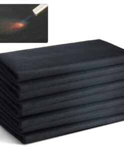 Набор из 4 сварочных одеял VEVOR из углеродного волокна 950x910 мм, огнеупорные, термостойкие до 982°C, подрезаемые маты