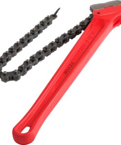 VEVOR Тяжелый Цепной Ключ 36in, Захват до 185мм, Цепь 760мм, Инструмент из Углеродистой Стали для Сантехники