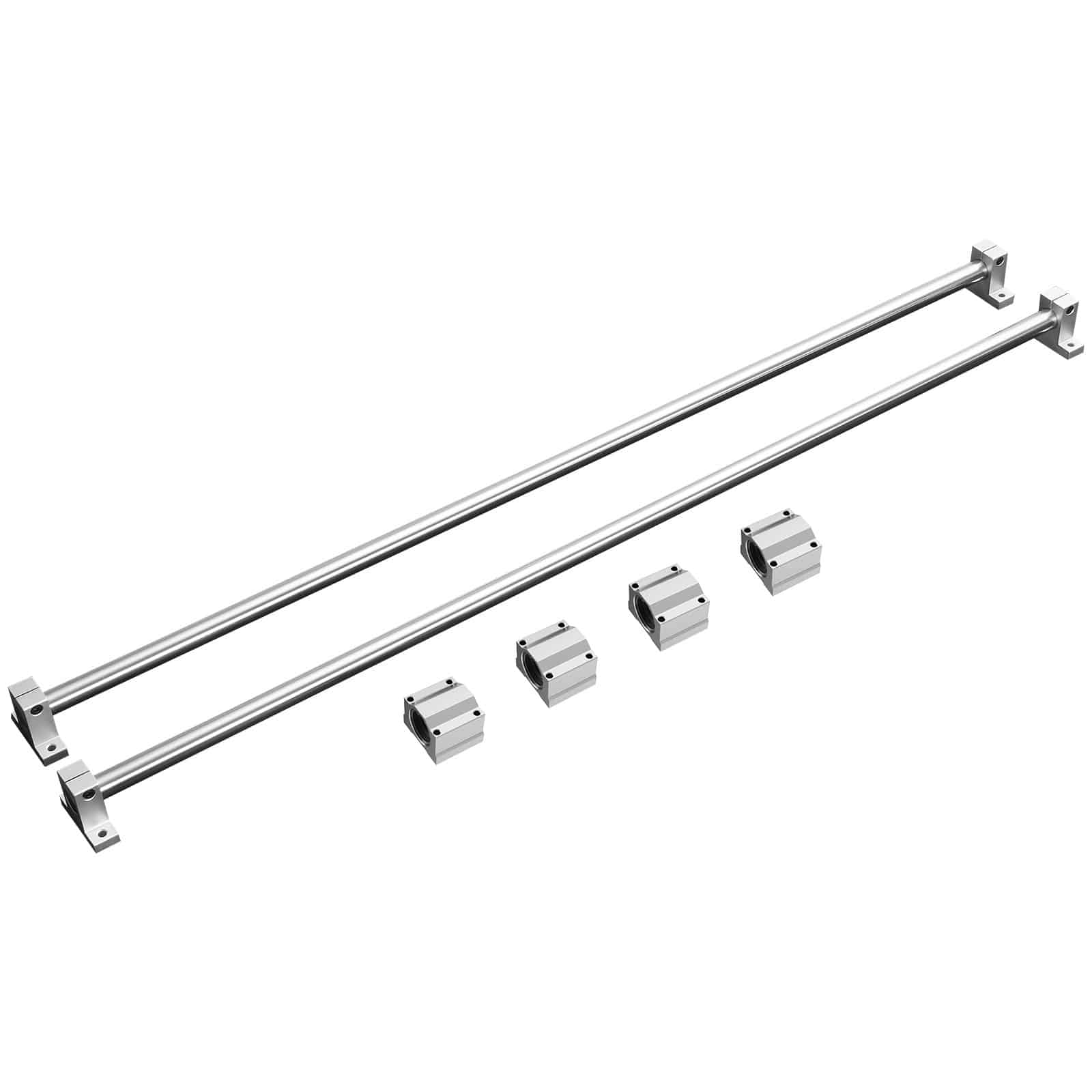 VEVOR SFC20 Linear Guide Rail Set 1000mm with 4 SC20 Slide Blocks & 4 Supports, CNC & DIY Automation Kit - Pilt 10