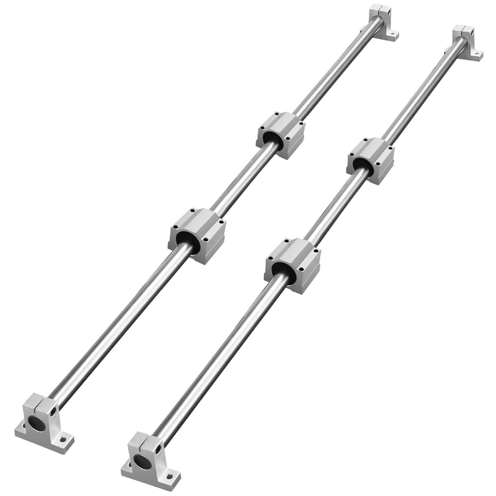 VEVOR SFC20 Linear Guide Rail Set 1000mm with 4 SC20 Slide Blocks & 4 Supports, CNC & DIY Automation Kit - Pilt 12