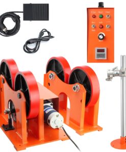 VEVOR вращающиеся ролики для сварки 1000кг, диаметр 25–1400мм, 80–1600 мм/мин, позиционер с держателем горелки