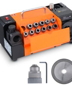 VEVOR MR-13A станок для заточки сверл 3–13мм, угол 95°–135°, 11 цанг, портативный точильный аппарат с кругами CBN/SDC