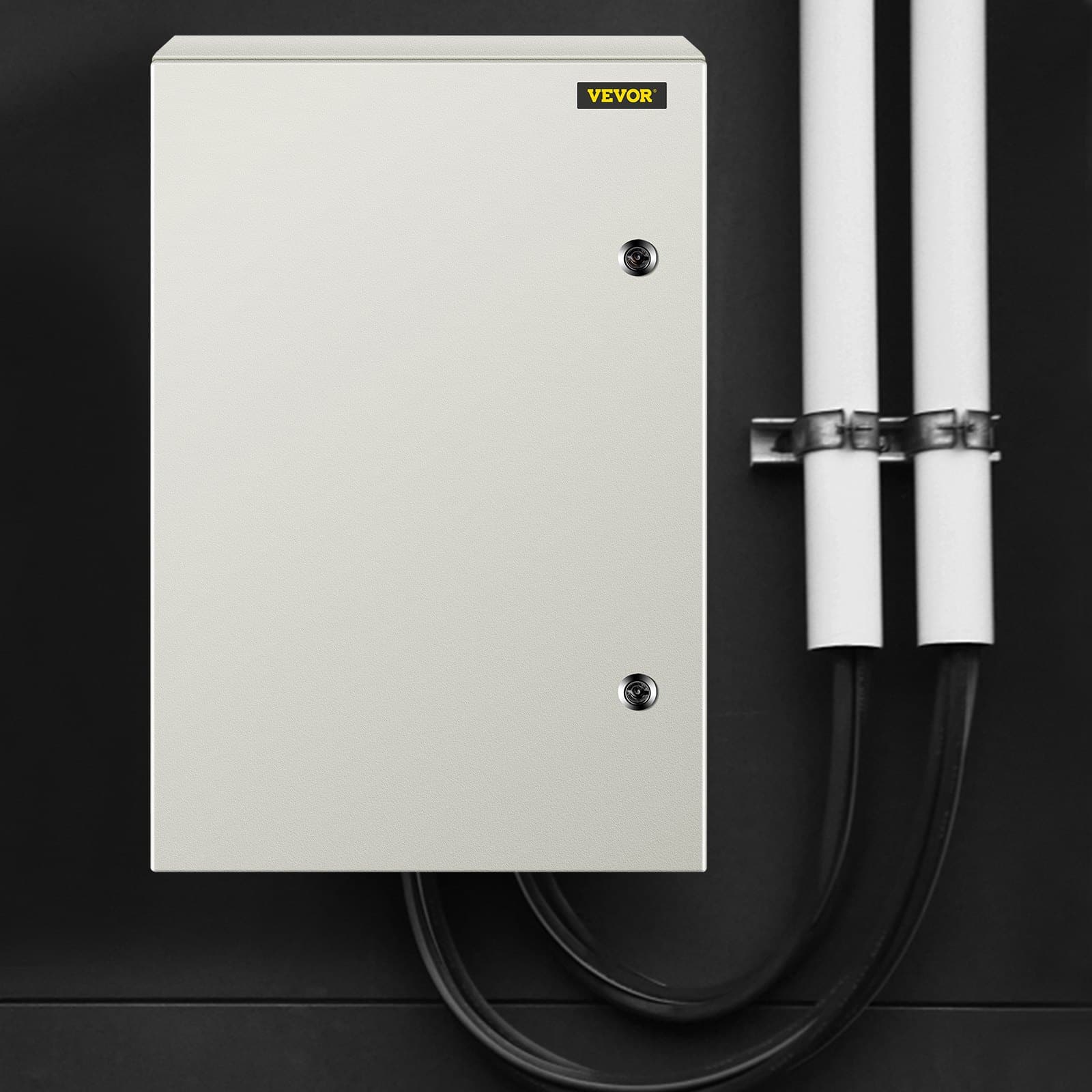 VEVOR 60x40x25 cm NEMA 4X Steel Electrical Enclosure, IP66 Waterproof Dustproof Junction Box with Mounting Plate, Indoor/Outdoor Use — изображение 8