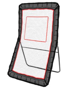 VEVOR regulējams lakrosa atsitējs 122x213 cm – daudzfunkcionāls treniņu tīkls beisbolam, softbolam, volejbolam ar mērķa joslu