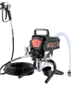 VEVOR 950W Electric Airless Paint Sprayer, 207 Bar, 2.0 L/min Flow, High-Efficiency for Interior/Exterior Walls, Furniture & Fences