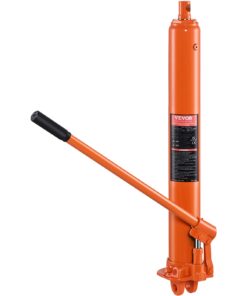 VEVOR 8-Ton Hydraulic Long Ram Jack, Adjustable 660–1165 mm, Single Piston Pump, Clevis Base, for Engine Hoists & Cranes