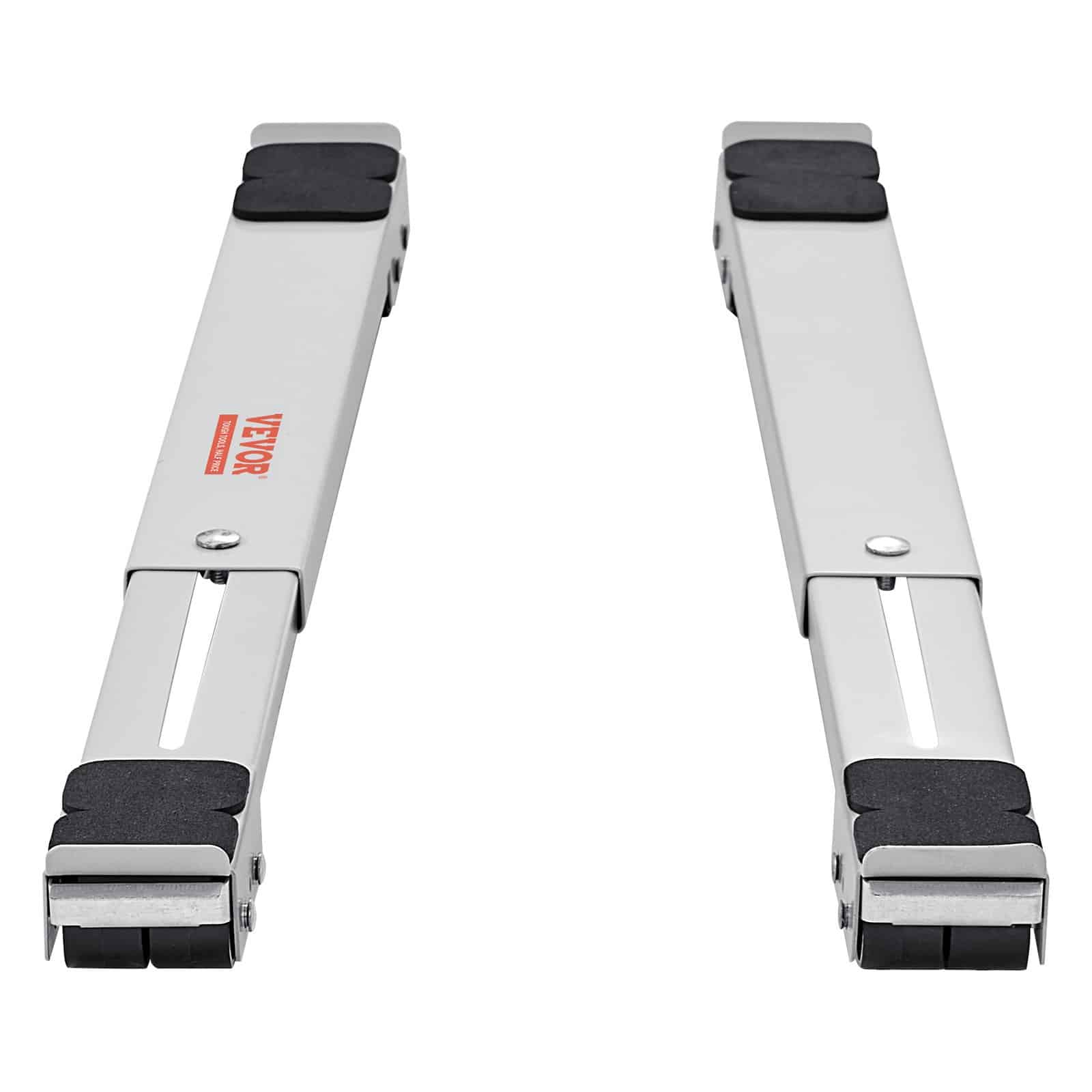 VEVOR Adjustable Appliance Roller Dolly, 299 kg Load, Extendable 44.5–70 cm, Fridge/Washing Machine Stand with Wheels, White – Paveikslėlis 10