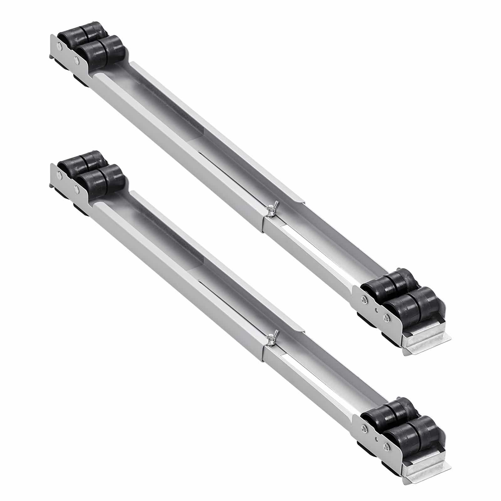 VEVOR Adjustable Appliance Roller Dolly, 299 kg Load, Extendable 44.5–70 cm, Fridge/Washing Machine Stand with Wheels, White – Paveikslėlis 11