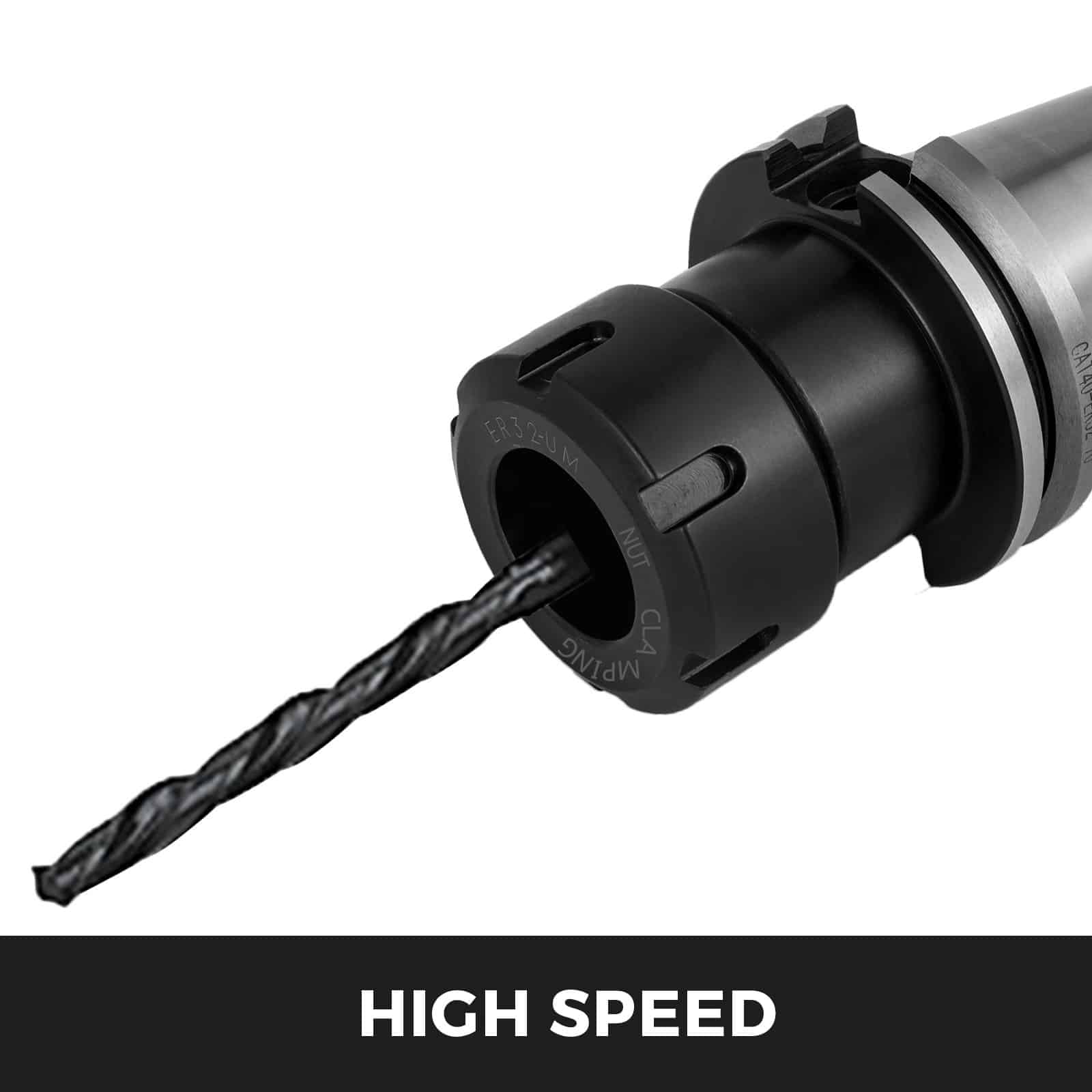 VEVOR 5-Piece CAT40 ER32 Collet Chuck Set, 70mm Gage Length, High Precision CNC Milling & Lathe Tool Holder — Attēls 5