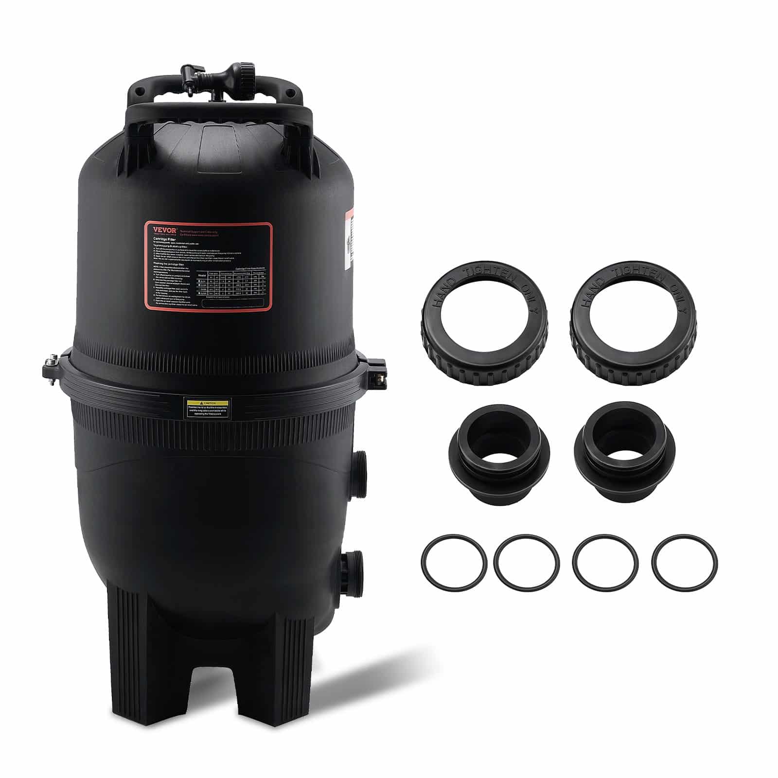 VEVOR Cartridge Pool Filter System, 49 m² Area, Leak-Proof, 50-Micron Core, for Inground & Above Ground Pools, Spas, Hot Tubs — изображение 9