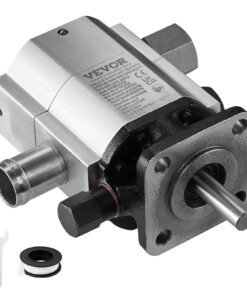 VEVOR 13GPM двоступеневий гідравлічний насос для колуна, 207 бар, 3600 об/хв, вхід 25.4 мм, вихід 12.7 мм NPT, алюмінієвий шестерний насос