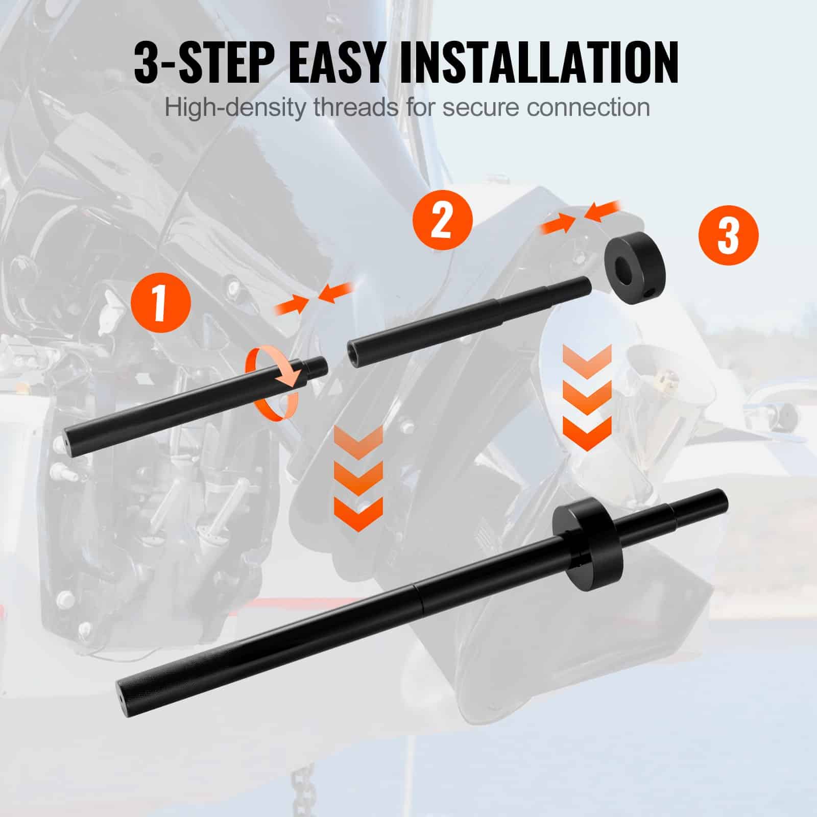 VEVOR Marine Engine Gimbal Bearing Alignment & Install Tool Kit 3.56 cm Rod for Mercruiser, OMC, Volvo, Cobra, Bravo — изображение 4