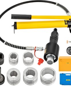 VEVOR Ручной гидравлический расширитель труб 4.1 10,8 см, 10 т с 4 матрицами, 2 корпуса для медных и алюминиевых трубок в ремонте автомобиля