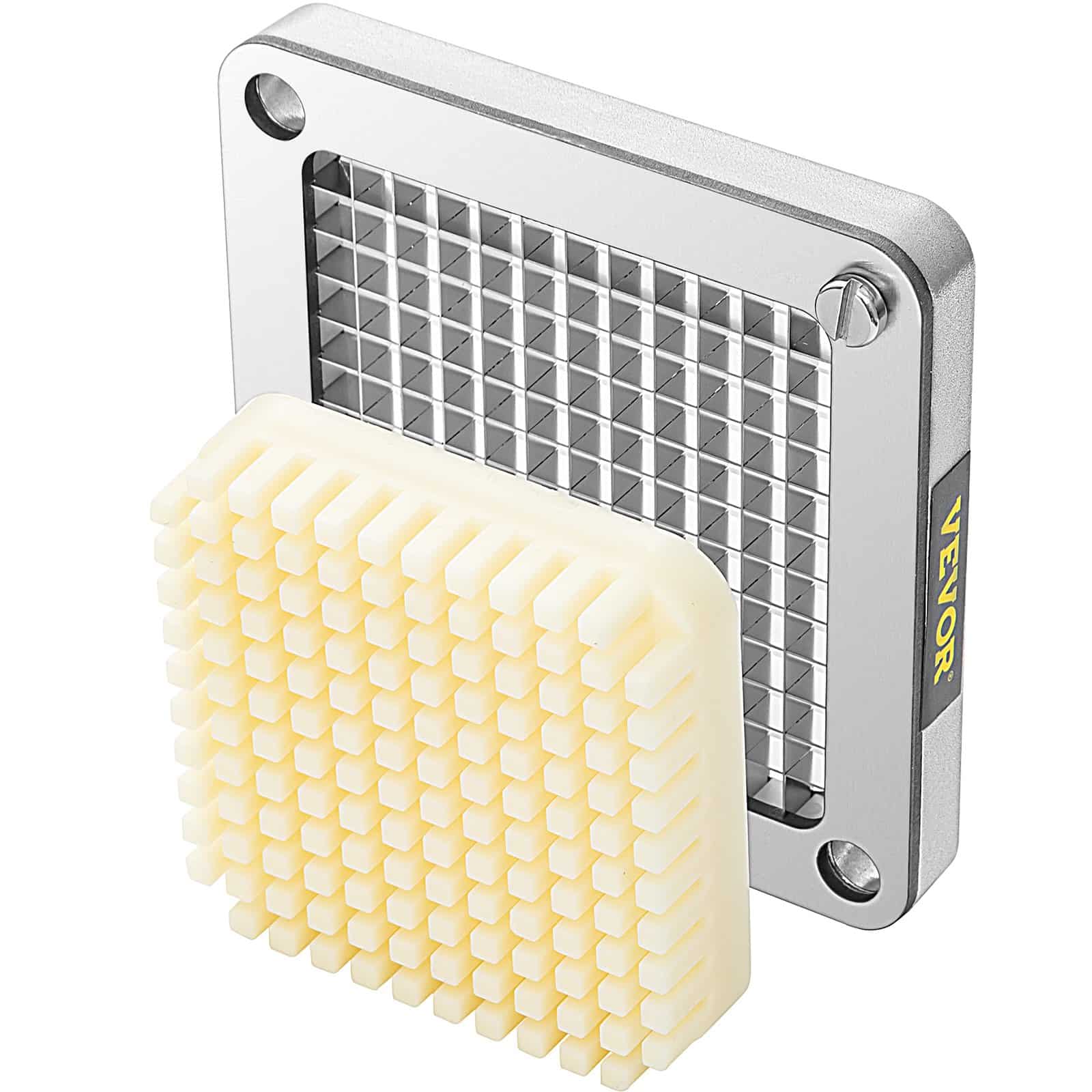 VEVOR 6mm French Fry Cutter Replacement Blades & Push Blocks, 3-Pack, Stainless Steel, Fits Commercial Vegetable Choppers - Зображення 11