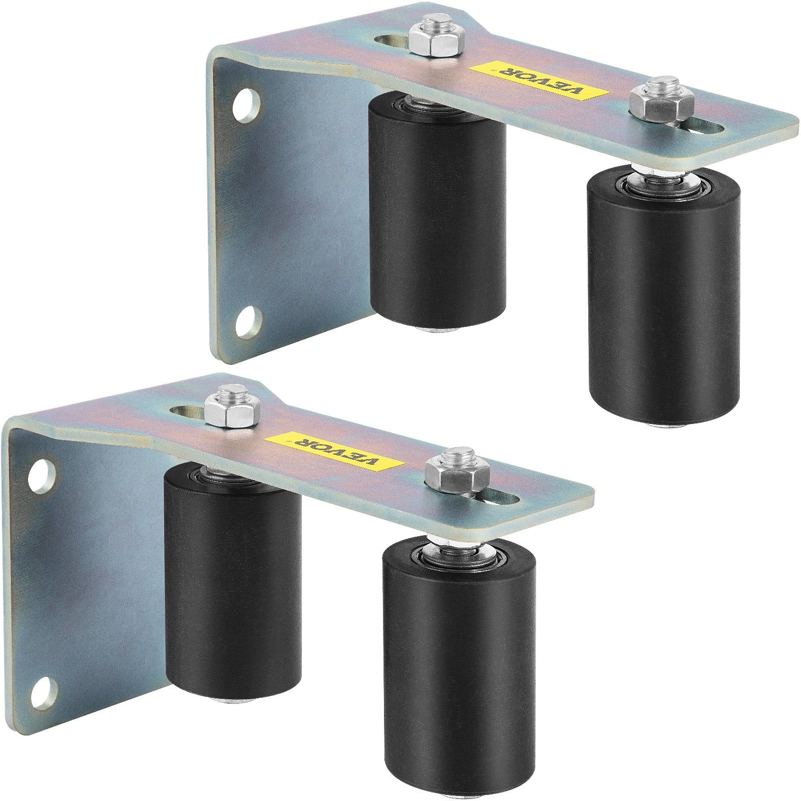 VEVOR Sliding Gate Roller Guide 2-Pack with L-Shape Zinc Bracket & Adjustable 7.6 cm Nylon Rollers for 5–7.6 cm Doors — изображение 9