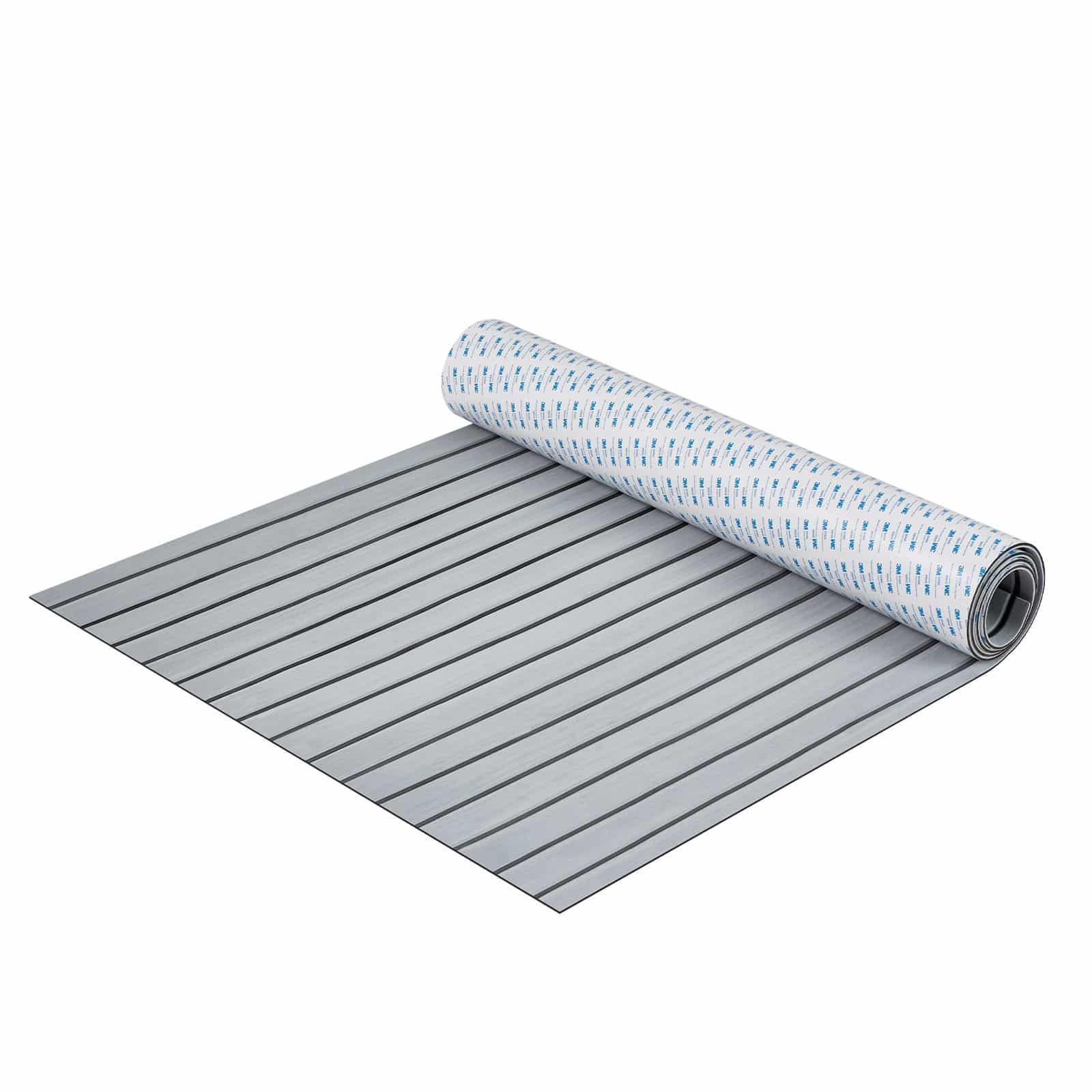 VEVOR EVA Foam Boat Decking 240x89.9 cm, 6mm Non-Slip Marine Flooring, Self-Adhesive, 2.2 m² for Boat, Yacht, Kayak, Pontoon