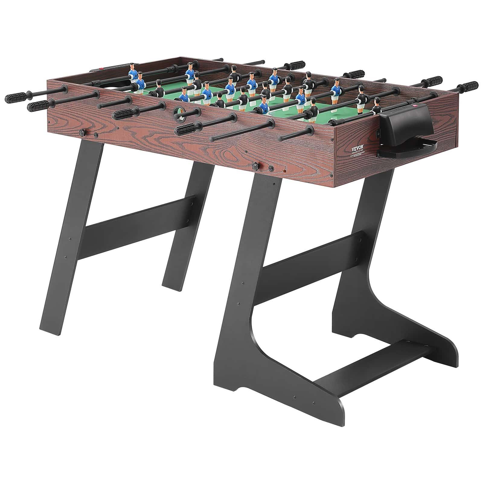 VEVOR 107 cm Foldable Foosball Table with 2 Balls, Indoor Game Table for Home, Office, Game Room, 22 Players - Pilt 10