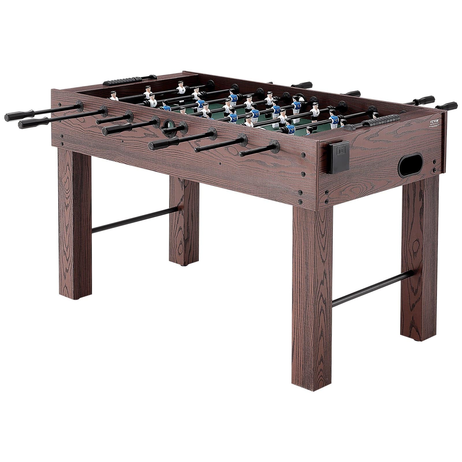 VEVOR 140 cm Full Size Foosball Table with 4 Balls, 2 Cup Holders, for Home, Game Room, Office, Durable MDF Build - Pilt 11
