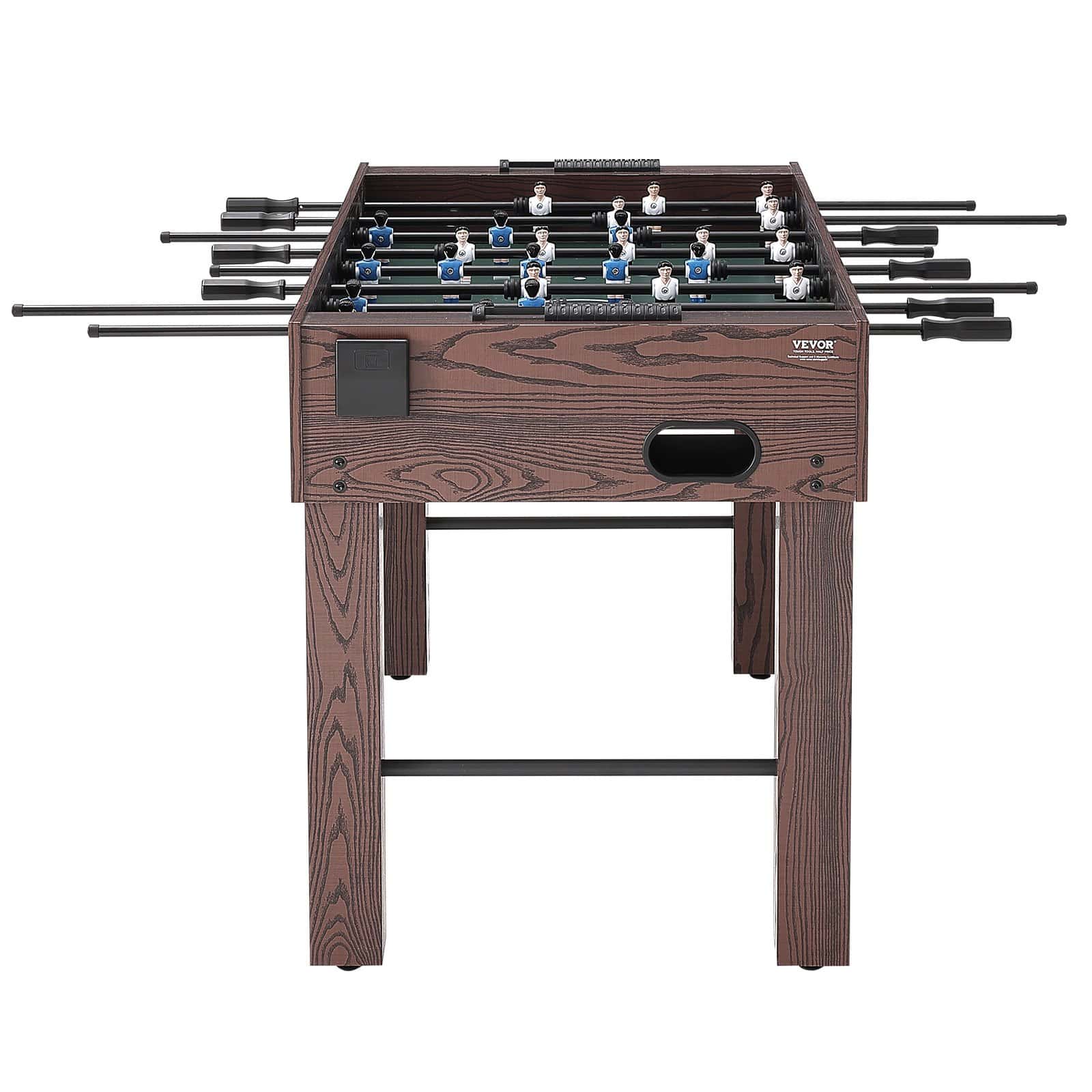 VEVOR 140 cm Full Size Foosball Table with 4 Balls, 2 Cup Holders, for Home, Game Room, Office, Durable MDF Build - Pilt 12