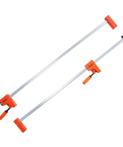 VEVOR 2-Pack 127 cm Parallel Bar Clamps, 499 kg Load, Carbon Steel & High-Strength Plastic F Clamps for Wood & Metal Work