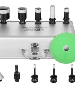 VEVOR 7-Piece Diamond Core Drill Bit Set 6–50mm with Saw Blade, Cone & Finger Bits, Wet/Dry Tile & Ceramic Drilling Kit