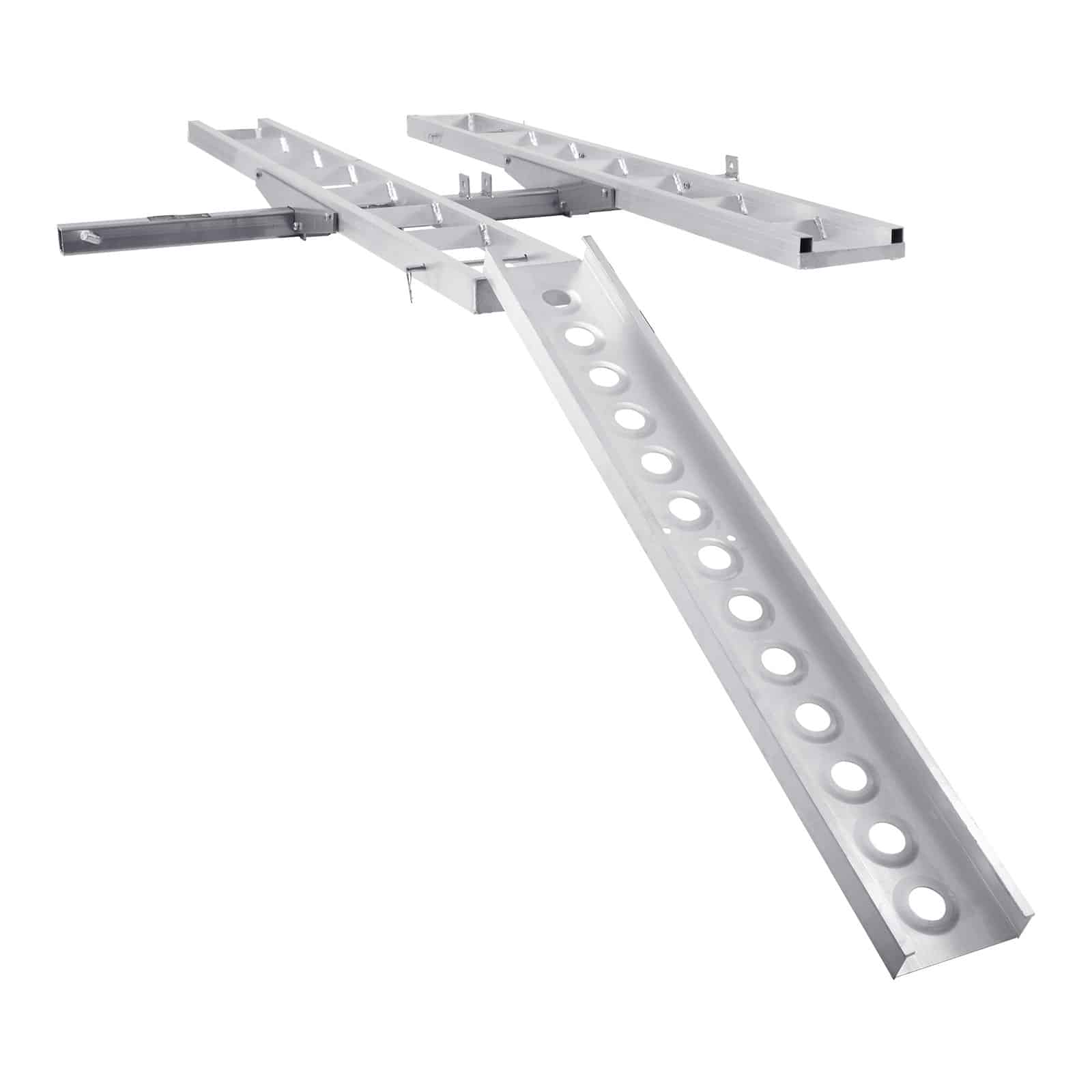 VEVOR Aluminum Motorcycle Carrier for 2 Bikes, 272 kg Capacity, Hitch Mount with Ramp, Straps, Stabilizer, Fits 5.1 cm Receiver - Зображення 12