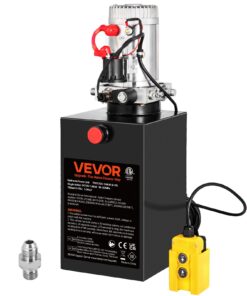VEVOR 12V электрический гидравлический насос, односторонний, бак 14,2 л, 3200 PSI, с пультом для самосвалов
