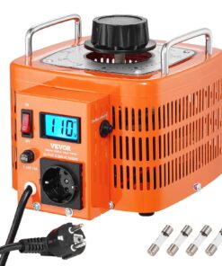 VEVOR 3000ВА автотрансформатор переменного напряжения, вход 230В, выход 0–300В, LCD-дисплей, 10А, CE сертификат, для дома и промышленности