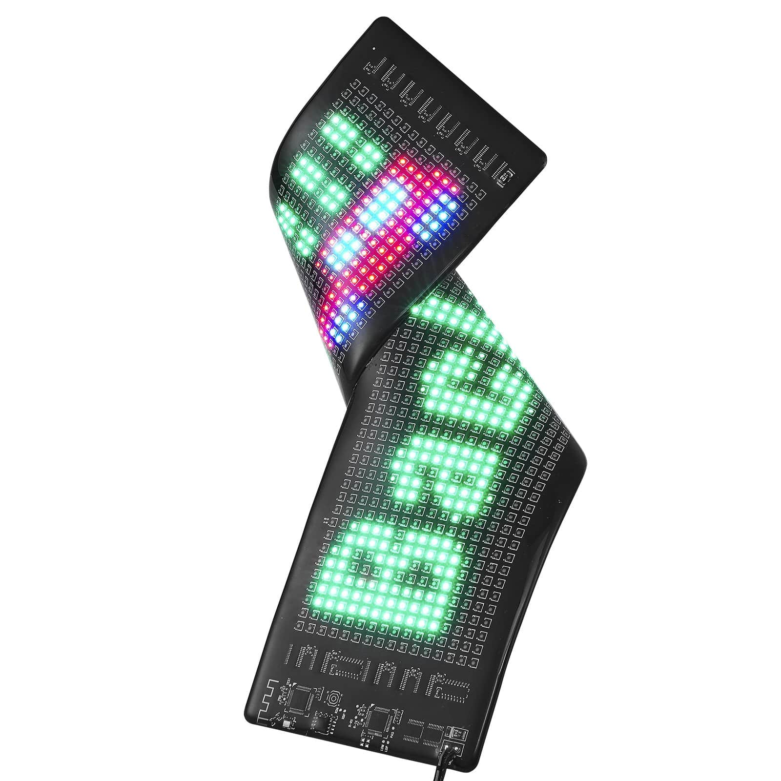 VEVOR Programmable LED Sign 38x10cm, P5 Full Color Scrolling Display Board, Bluetooth APP Control for Car, Store, Bar Ads - Image 12