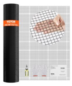 VEVOR 1220x15240 мм Оцинкованная фурнитура с виниловым покрытием, рулон проволочной сетки 19 калибра для куриного курятника и садового ограждения