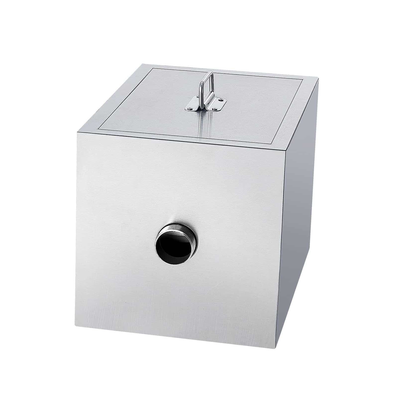 VEVOR 3.6 kg Stainless Steel Grease Trap, 2.8 GPM Interceptor with Side Inlet, Under Sink Oil Separator for Kitchen & Restaurant - Зображення 9