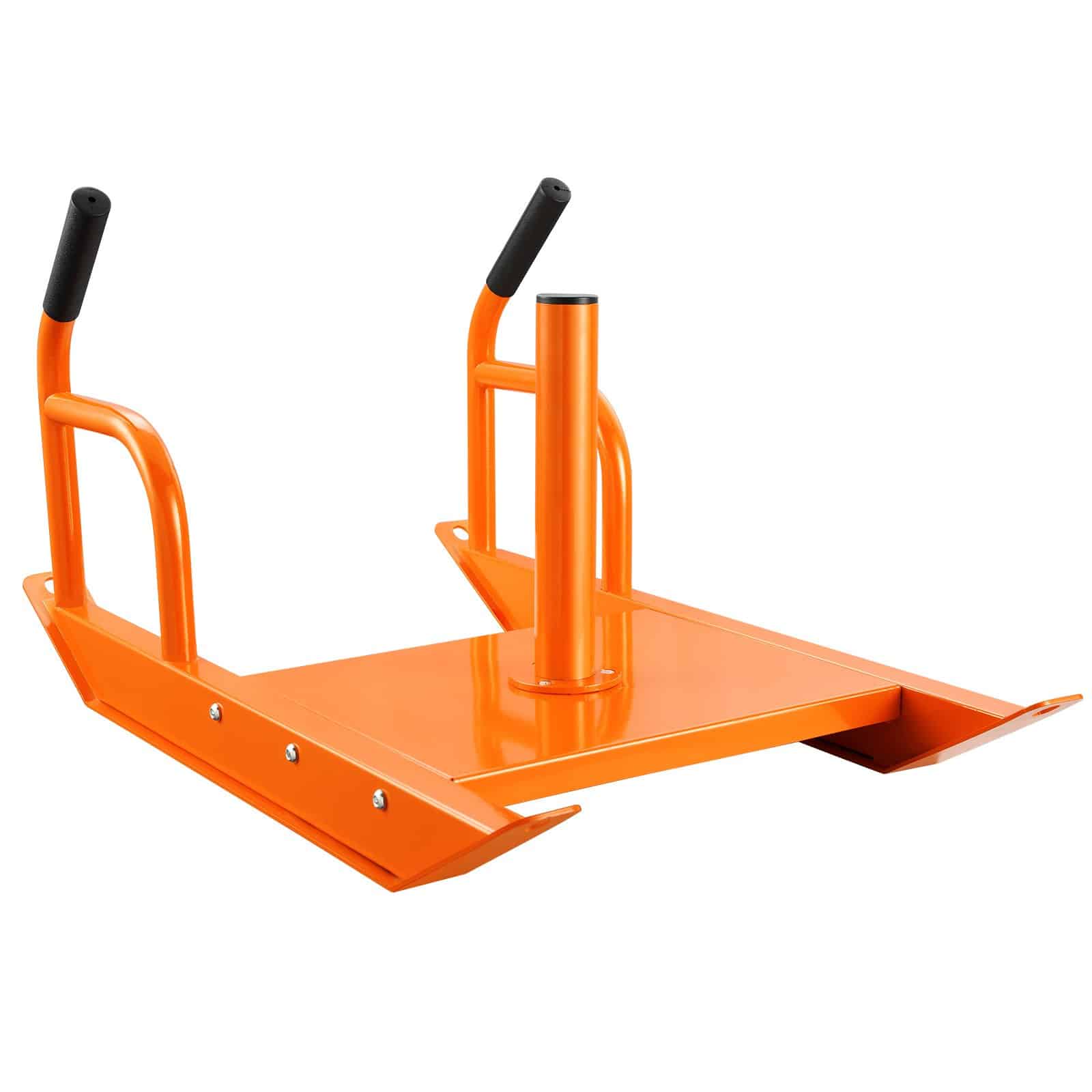 VEVOR Steel Power Training Sled with Handle & Straps, for Speed & Strength Workouts, Fits 2.5 cm/5 cm Plates, Orange - Image 11