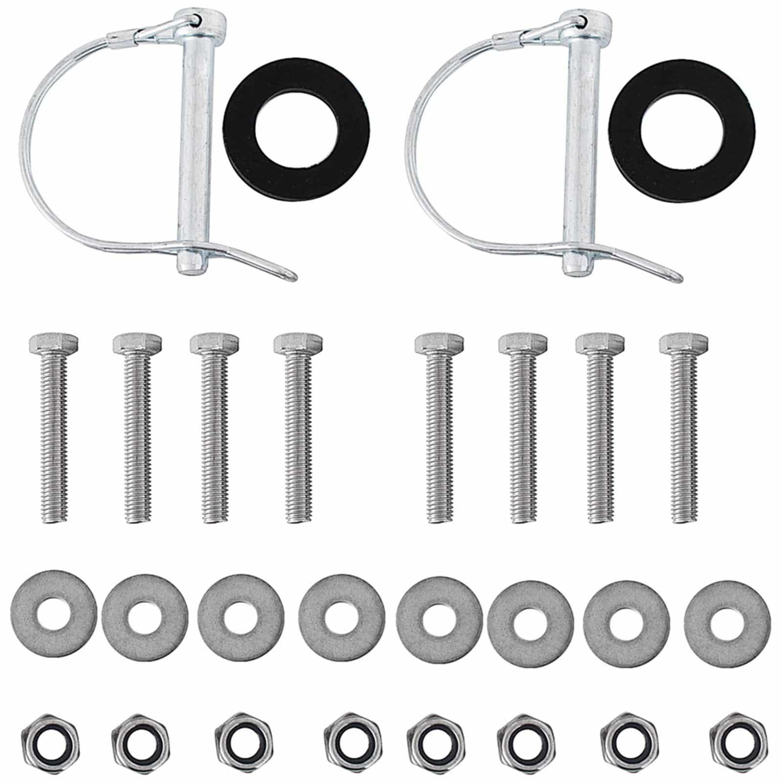 VEVOR Stainless Steel Launching Wheels for Inflatable Boats, 136 kg Capacity, Adjustable Transom Dolly Kit — изображение 9