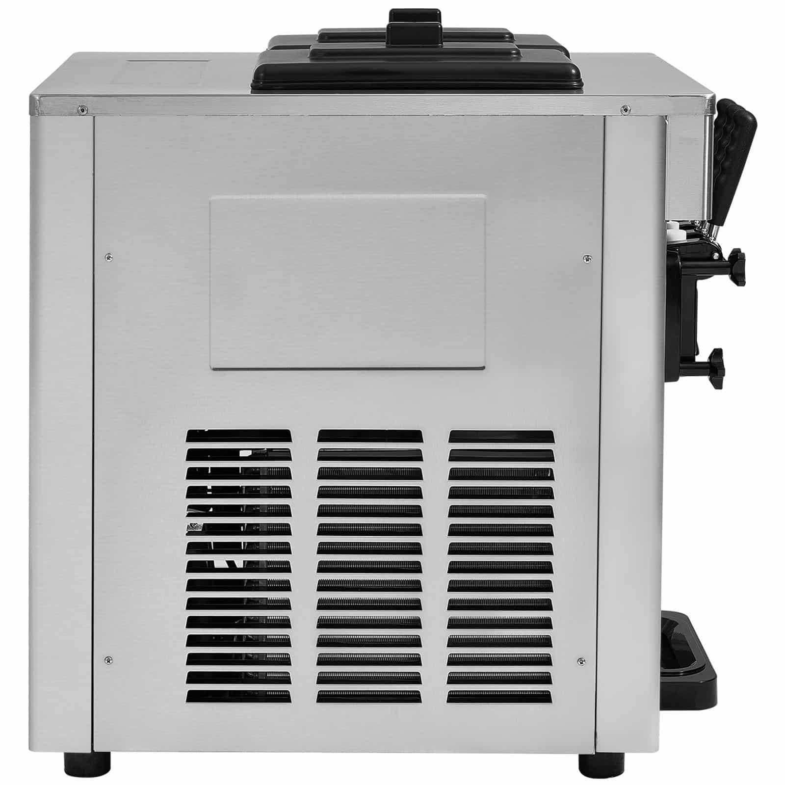 VEVOR 1650W Commercial Soft Serve Ice Cream Machine, 18–28 L/h, 3 Flavors, 2×5.5L Hoppers, LED Panel, Auto Clean, for Restaurants - Image 12