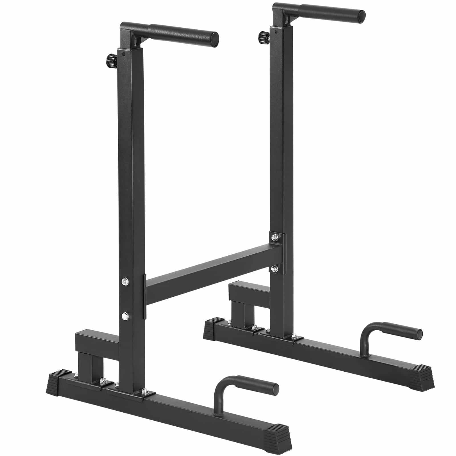 VEVOR Adjustable Dip Bar Station, 227 kg Capacity, Heavy-Duty Steel Parallel Bars for Home Gym Strength Training - Image 9