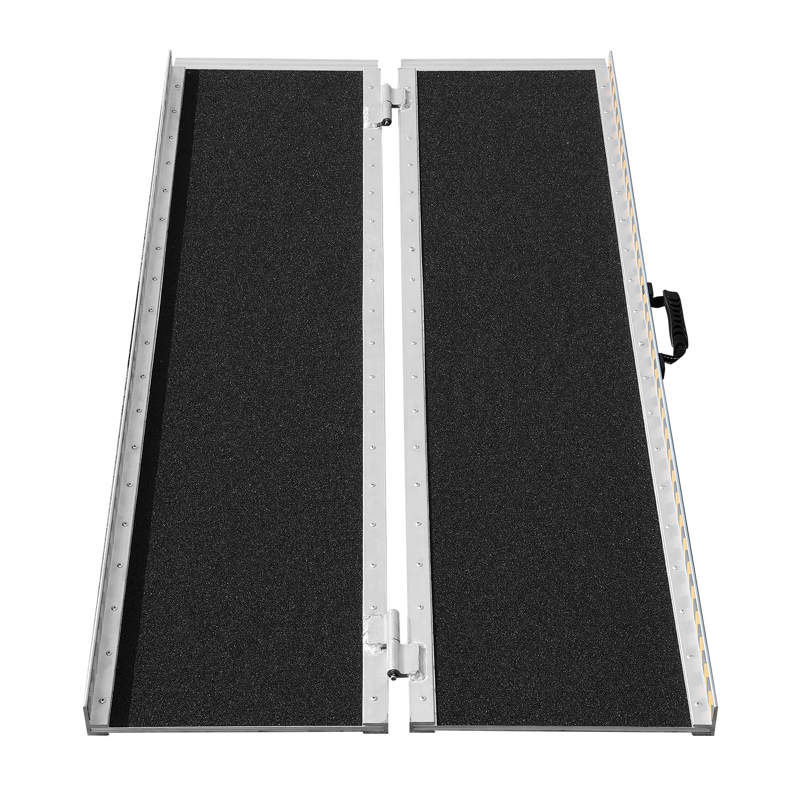 VEVOR Foldable Wheelchair Ramp 152 cm, 363 kg Capacity, Non-Slip Aluminum Threshold Ramp for Home, Steps, Doorways, Curbs - Image 11