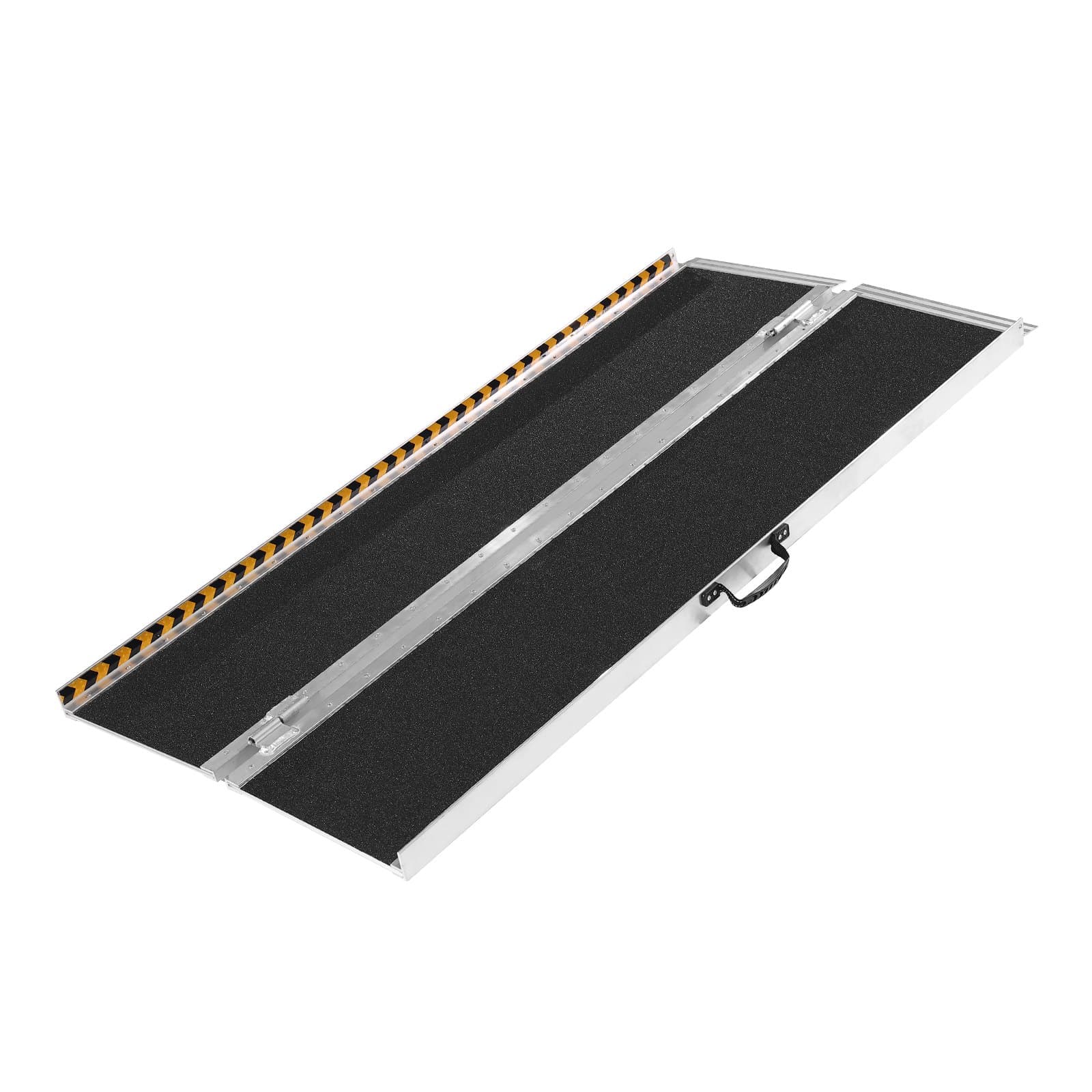 VEVOR Foldable Wheelchair Ramp 152 cm, 363 kg Capacity, Non-Slip Aluminum Threshold Ramp for Home, Steps, Doorways, Curbs - Image 12