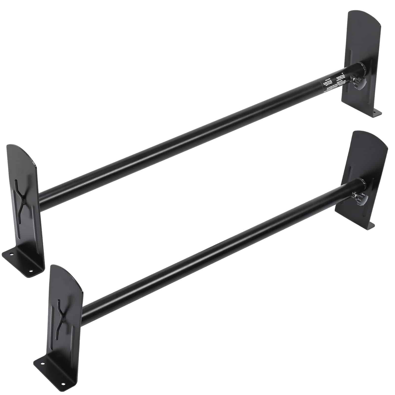 VEVOR Adjustable Alloy Steel Van Roof Ladder Rack, 2 Bars, 227 kg Capacity, Fits 910–1330 mm Roofs, For Chevrolet Express, GMC Savana - Pilt 12