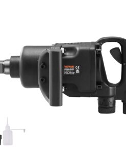 VEVOR 25 мм пневматический ударный гайковерт, 3698 Н·м, легкий инструмент с 2 ручками для тяжёлого ремонта